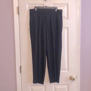 Vince Light trousers Black Drape Pleated Front  Pull On Pants 100% Viscose sz L